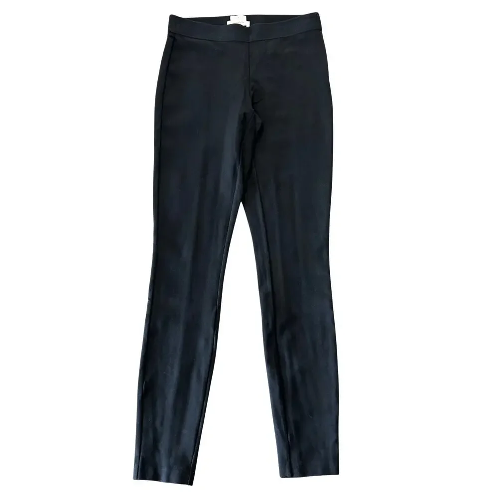 J.Crew The Gigi Pant Black Skinny Stretch Side‎ Zip Size 2
